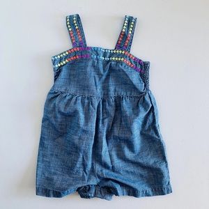 Gap Chambray Romper